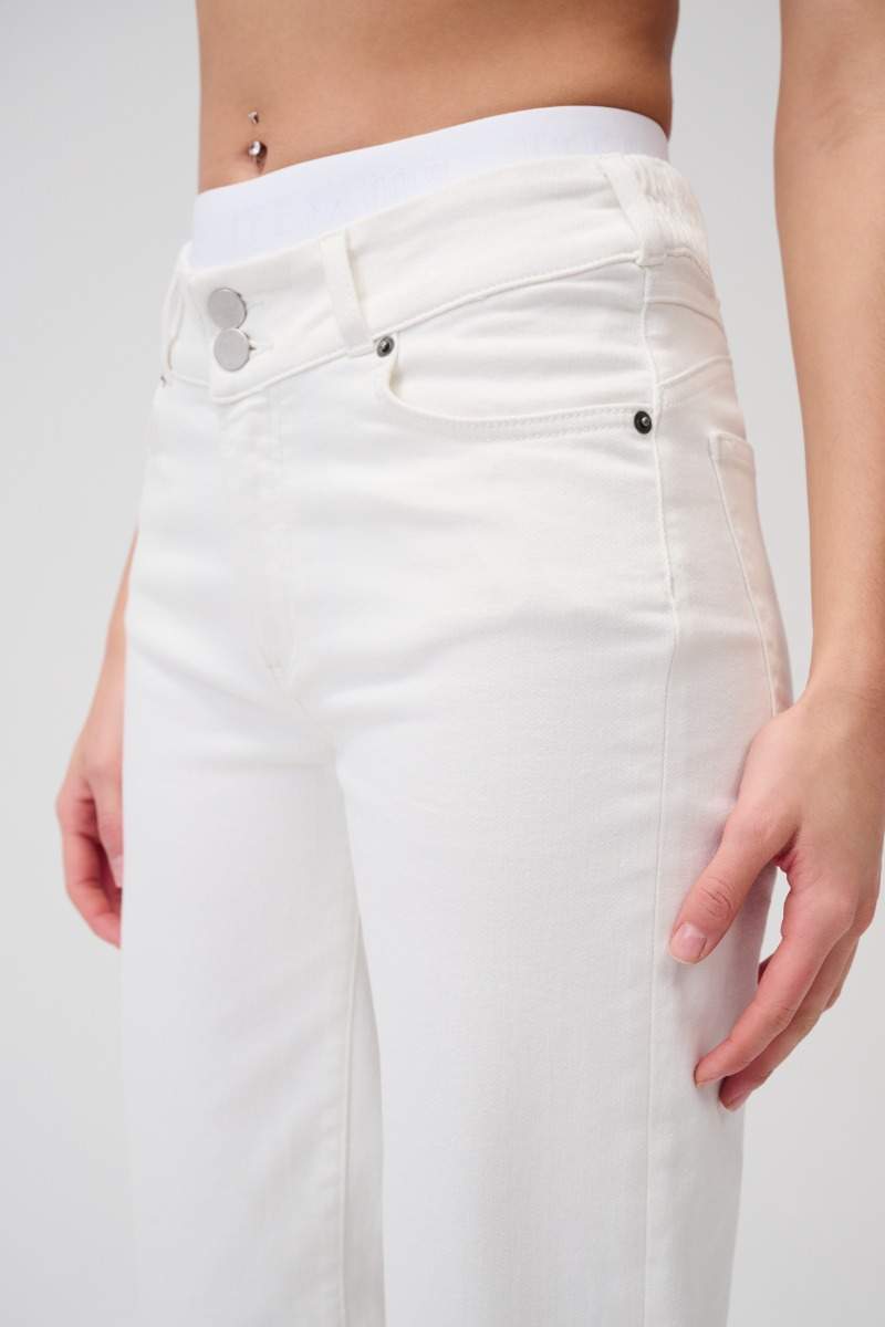 Item M6 Cropped High Rise Denim Online Outlet