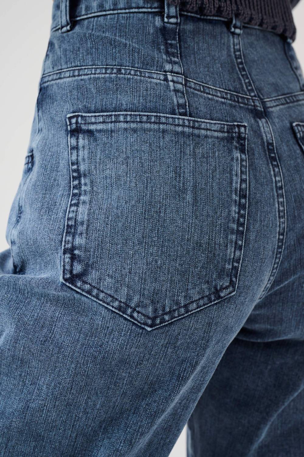 Item M6 Relaxed Denim High Rise Pants Neuheiten