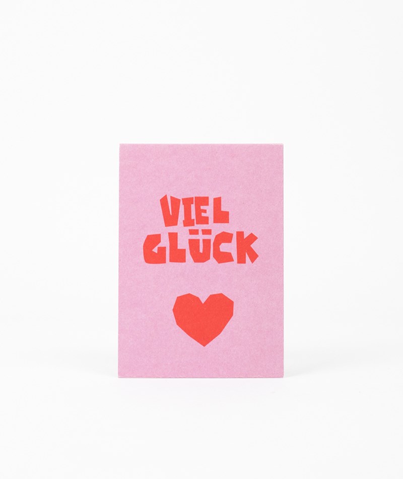 KAUF DICH GLüCKLICH Postkarte VielGlück