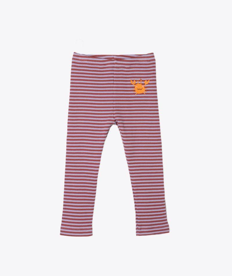 KAUF DICH GLüCKLICH KIDS Leggings Crab gemustert aus Bio-Baumwolle