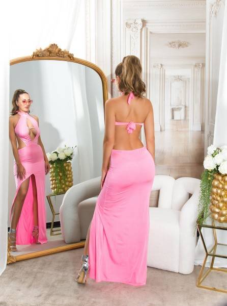 Koucla Sexy Neckkleid rückenfrei mit Strass Osterangebot