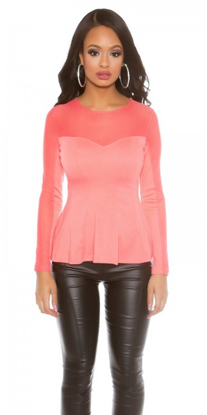Koucla Sexy Koucla PartyShirt transparent mit Schösschen Meist gekauft
