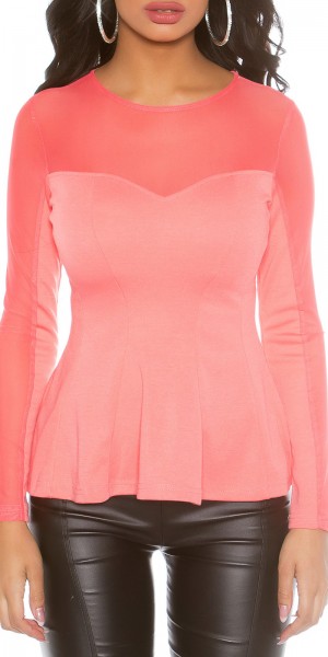 Koucla Sexy Koucla PartyShirt transparent mit Schösschen Meist gekauft