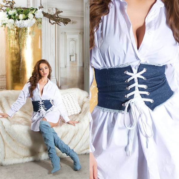 Koucla Sexy Denim Taillengürtel zum Binden Riesige Ersparnisse