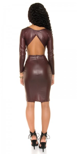 Koucla Sexy KouCla Wetlook Crop Shirt Rückenfrei Großer Ausverkauf
