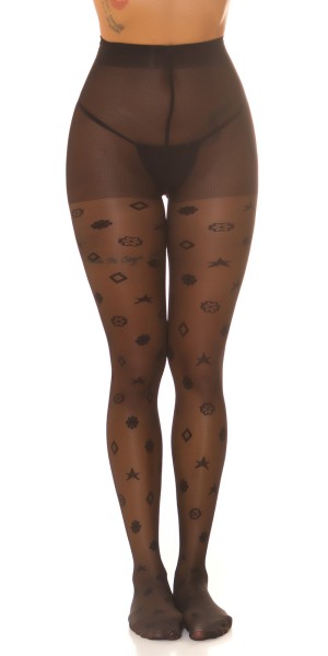 Koucla Sexy Strumpfhose mit Print "Star" Rabatte dieses Monats