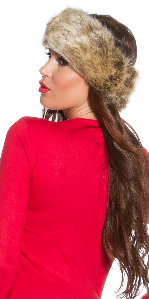 Koucla Trendy Fake Fur Stirnband/Loopschal, it s up 2u! Black Friday