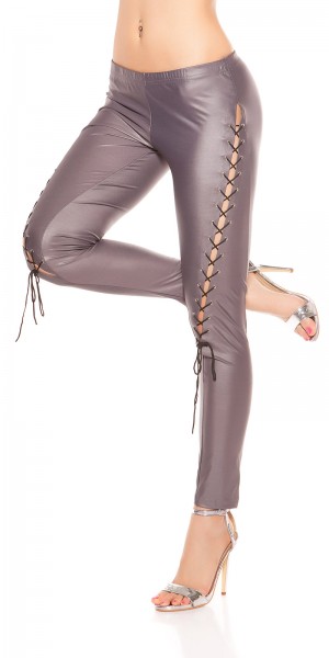 Koucla Sexy KouCla Leggings mit Schnürung vorne Riesige Rabatte