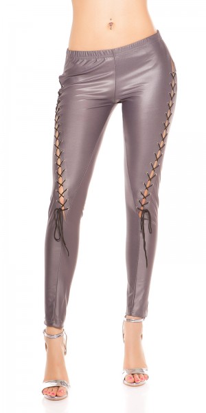 Koucla Sexy KouCla Leggings mit Schnürung vorne Riesige Rabatte