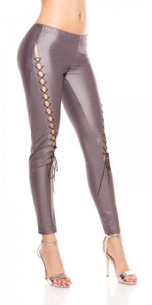 Koucla Sexy KouCla Leggings mit Schnürung vorne Riesige Rabatte