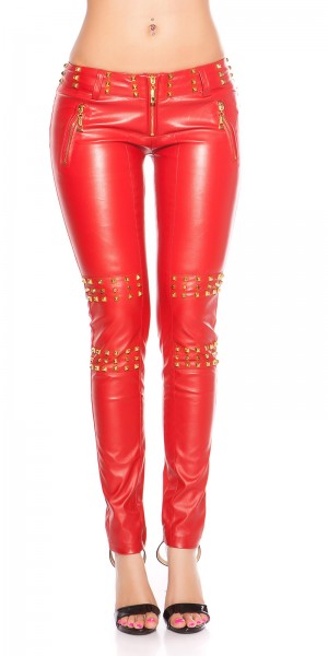 Koucla Sexy KouCla Hosen mit Nieten und Zippern 50% Rabatt mit kostenlosem Versand