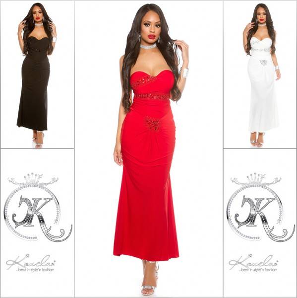 Koucla Red Carpet Look! Sexy KouCla Kleid + Glitzersteine Online Outlet