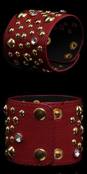 Koucla Sexy Armband mit Nieten und Strass Bis zu 65% Rabatt