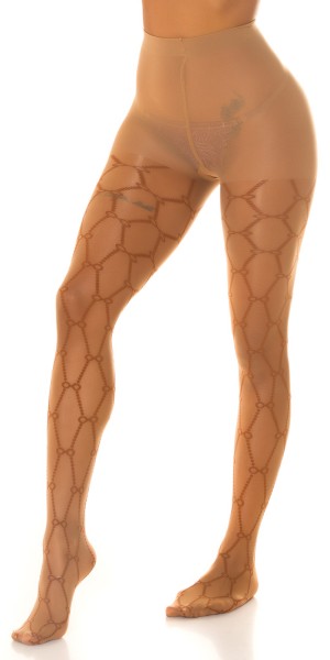 Koucla Sexy Strumpfhose mit Print Bis zu 55% Rabatt