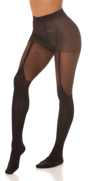 Koucla Sexy Strumpfhose in Strumpfhalter Optik Speichern exportieren