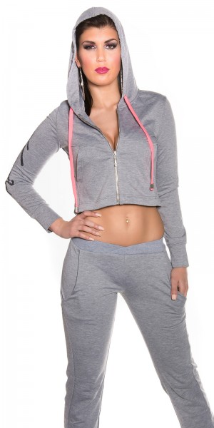 Koucla Trendy KouCla Crop Hoodie mit zip + Kapuze Angebote