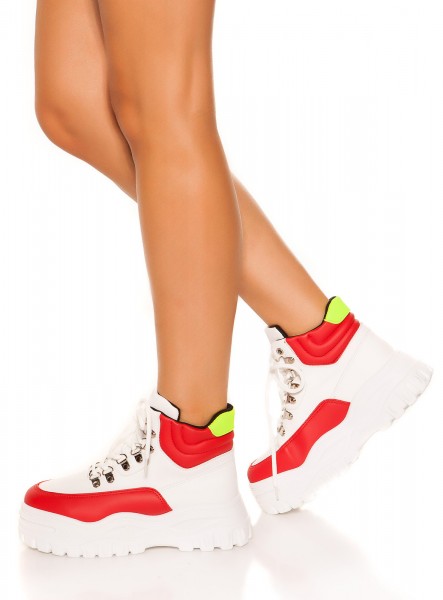 Koucla Trendy Plateau Sneakers Schlussverkauf