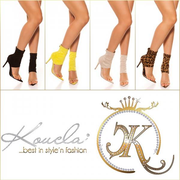 Koucla Sexy High Heels Ankle Boots Kim K. LooK! Limitierter Zeitrabatt