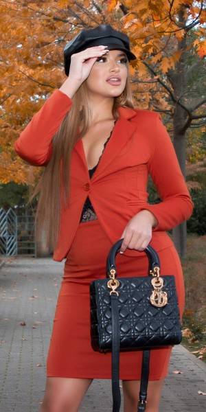 Koucla Sexy Koucla Taillierter Business Blazer