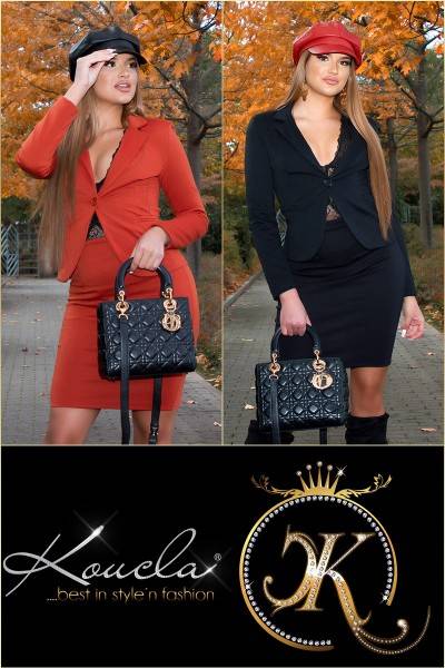 Koucla Sexy Koucla Taillierter Business Blazer Valentinstagsangebot