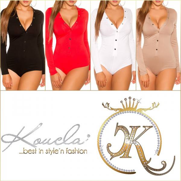 Koucla Sexy KouCla Body mit Druckknopfleiste Zeitlich begrenztes Angebot