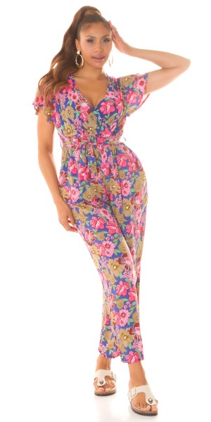 Koucla Sexy Koucla Overall mit V-Ausschnitt & Bindegürtel Große Rabatte