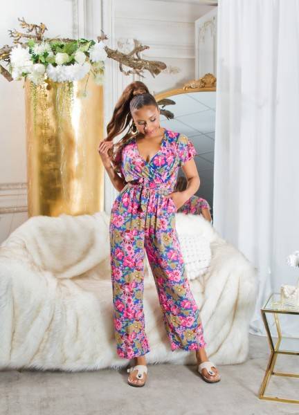 Koucla Sexy Koucla Overall mit V-Ausschnitt & Bindegürtel Große Rabatte