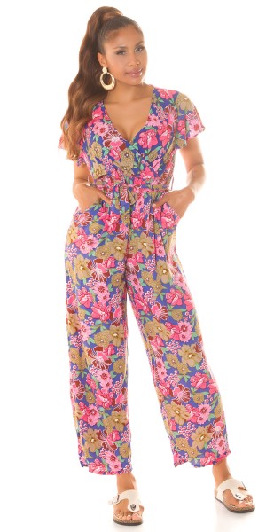 Koucla Sexy Koucla Overall mit V-Ausschnitt & Bindegürtel Große Rabatte