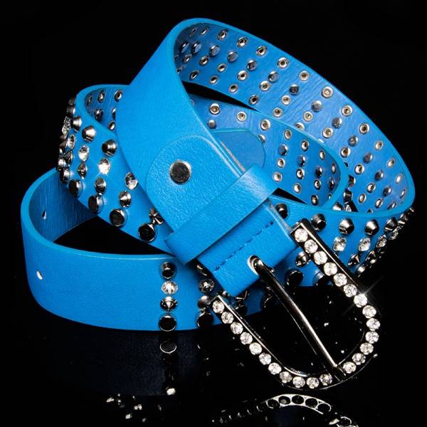 Koucla Sexy Hüftgürtel mit Nieten und Strass Im Verkauf