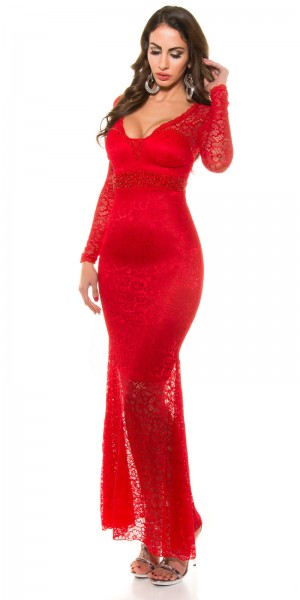 Koucla Red-Carpet-Look! Sexy Koucla Abendkleid mit Spitze Sonderangebot