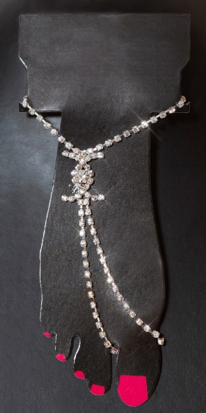 Koucla Trendy Zehenkette mit Strass Blitzverkäufe