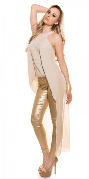 Koucla Sexy KouCla HighLow Party Necktop transparent Angebote