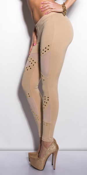 Koucla Sexy KouCla Leggings mit Nieten Fabrikverkauf