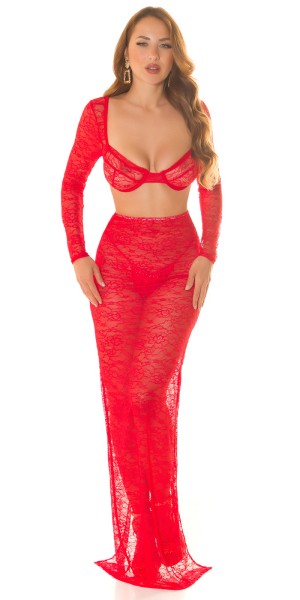 Koucla Sexy Koucla Highwaist Maxirock aus Spitze VIP-Rabatte