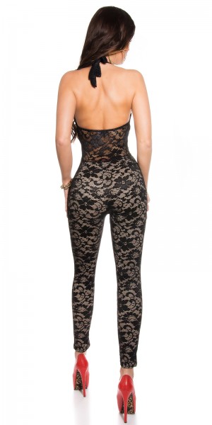 Koucla Sexy KouCla Neckoverall mit Spitze Kostenloser Versand