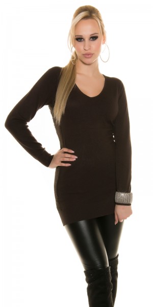 Koucla Trendy Koucla Longpullover mit Spitze Muttertagsangebot