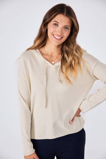 ﻿Lieblingsstück Dünner Strickpullover mit Kapuze Versandkostenfrei