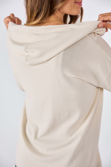 ﻿Lieblingsstück Dünner Strickpullover mit Kapuze Versandkostenfrei