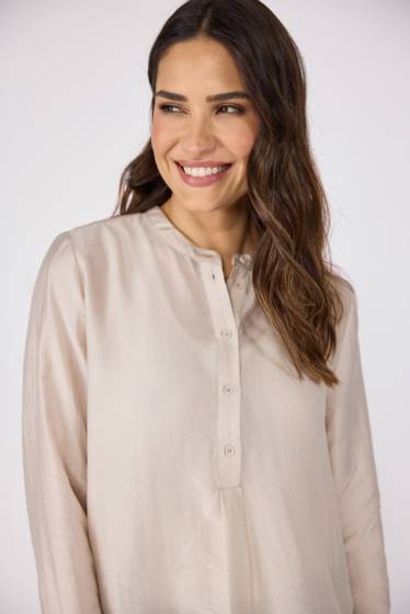 Lieblingsstück Langarm-Bluse mit Knopfleiste Begrenztes Angebot