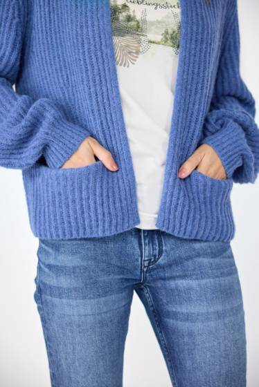 Lieblingsstück Puffärmel-Jacke mit Alpakawolle Preisnachlass
