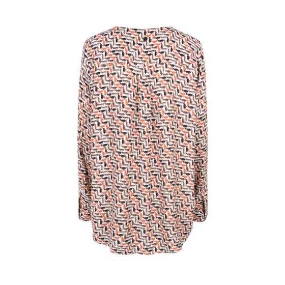 Lieblingsstück Alloverprint-Bluse mit Rundhalsausschnitt Cyber Monday