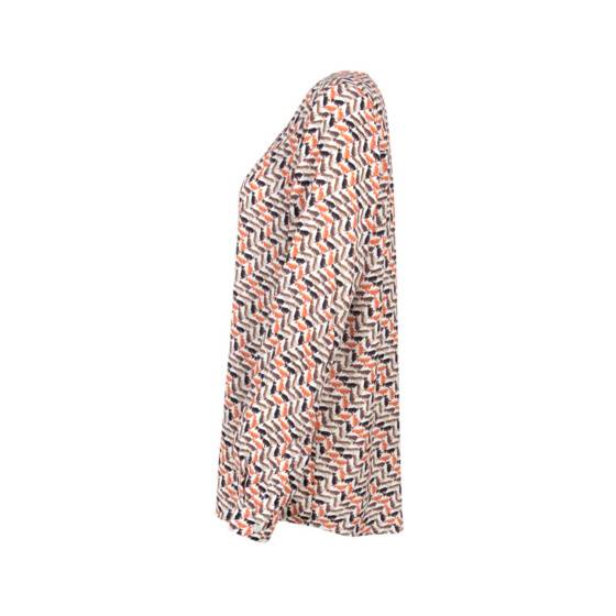 Lieblingsstück Alloverprint-Bluse mit Rundhalsausschnitt Cyber Monday