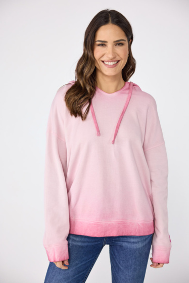 Lieblingsstück Kapuzen-Sweatshirt mit V-Ausschnitt Jubiläumsangebot