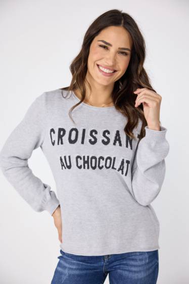 Lieblingsstück Pullover "Croissant au Chocolat" Neueste Mode