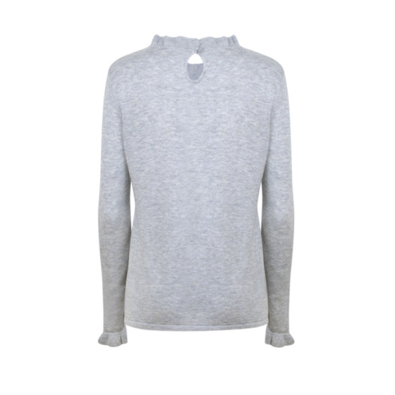 Lieblingsstück Pullover mit Rüschen-Details am Ausschnitt Blitzangebot
