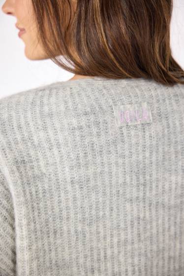 Lieblingsstück Rippenstruktur-Jacke mit Knöpfen Bestseller