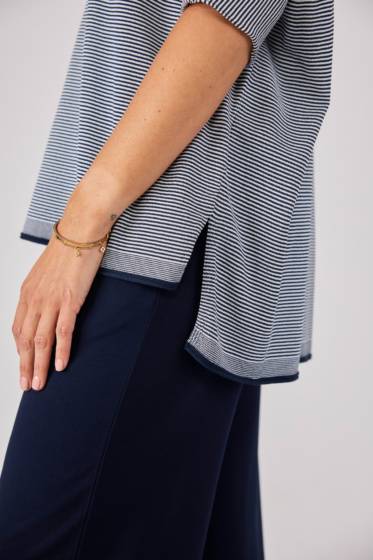 Lieblingsstück 3/4 Arm Strickshirt mit Schlitz Bis zu 50% Rabatt