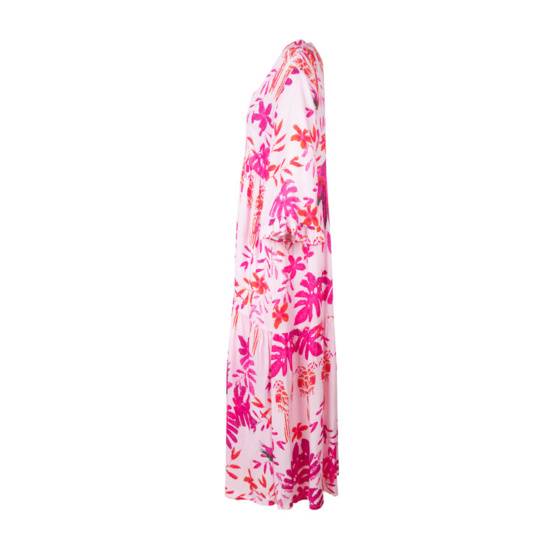 Lieblingsstück 3/4 Arm Kleid mit floralem Print Vierteljährliche Förderung