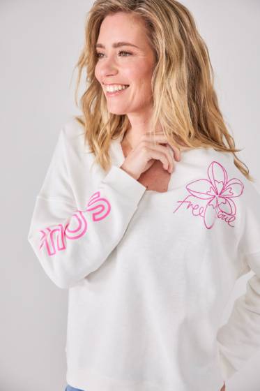 Lieblingsstück Sweatshirt mit Rubberprint Discount Store für neue Produkte