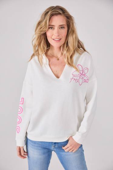 Lieblingsstück Sweatshirt mit Rubberprint Discount Store für neue Produkte